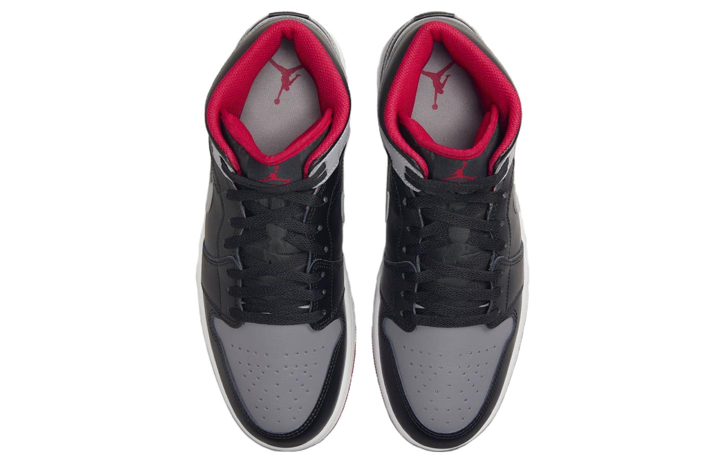 Air Jordan 1 Mid  Shadow Fire Red