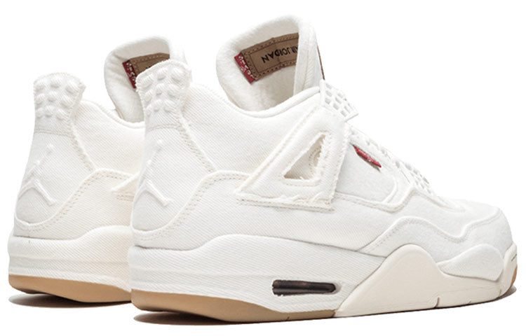 Levi s x Air Jordan 4 Retro  White Denim