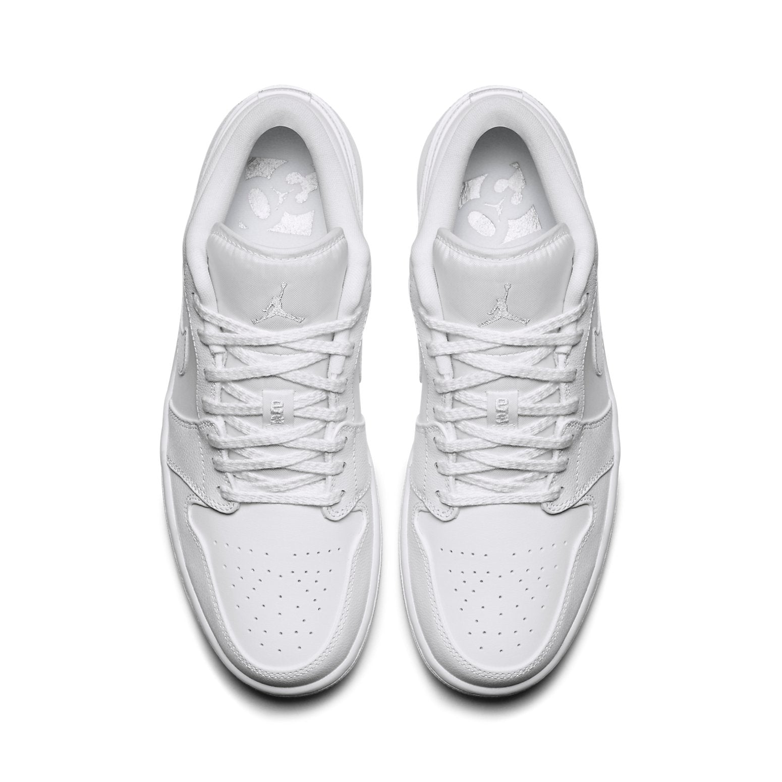 Air Jordan 1 Retro Low  White Metallic Silver