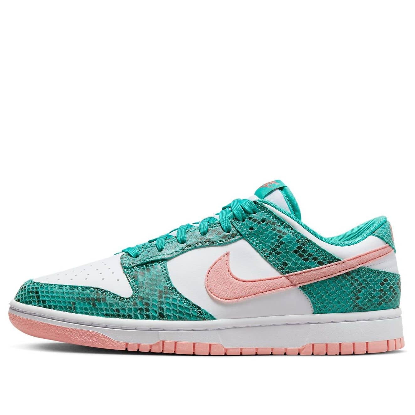 Nike Dunk Low  Washed Teal Snakeskin