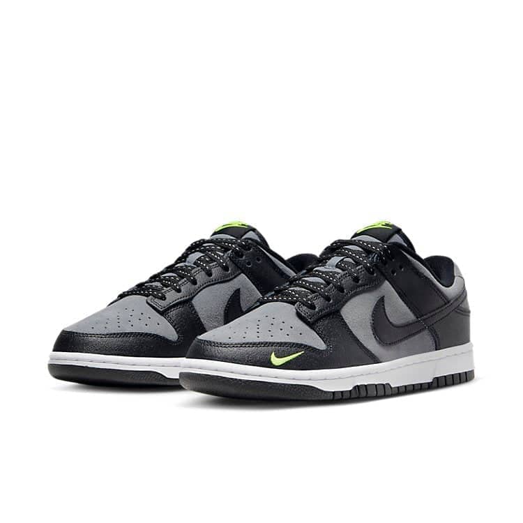 Nike Dunk Low  Black Grey Green Strike