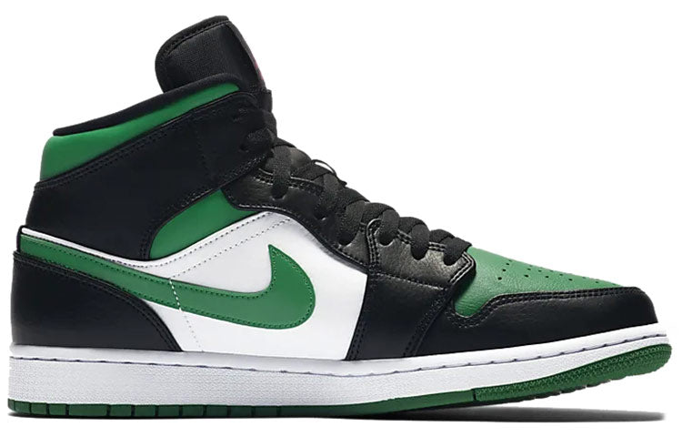 Air Jordan 1 Mid  Green Toe