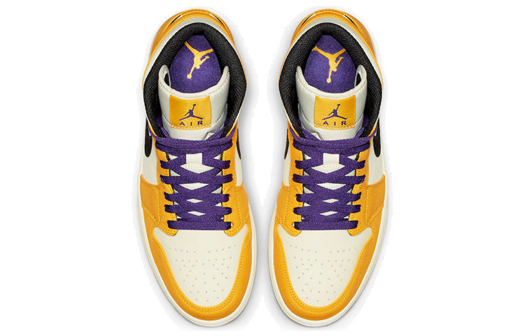 Air Jordan 1 Mid  Lakers Gold