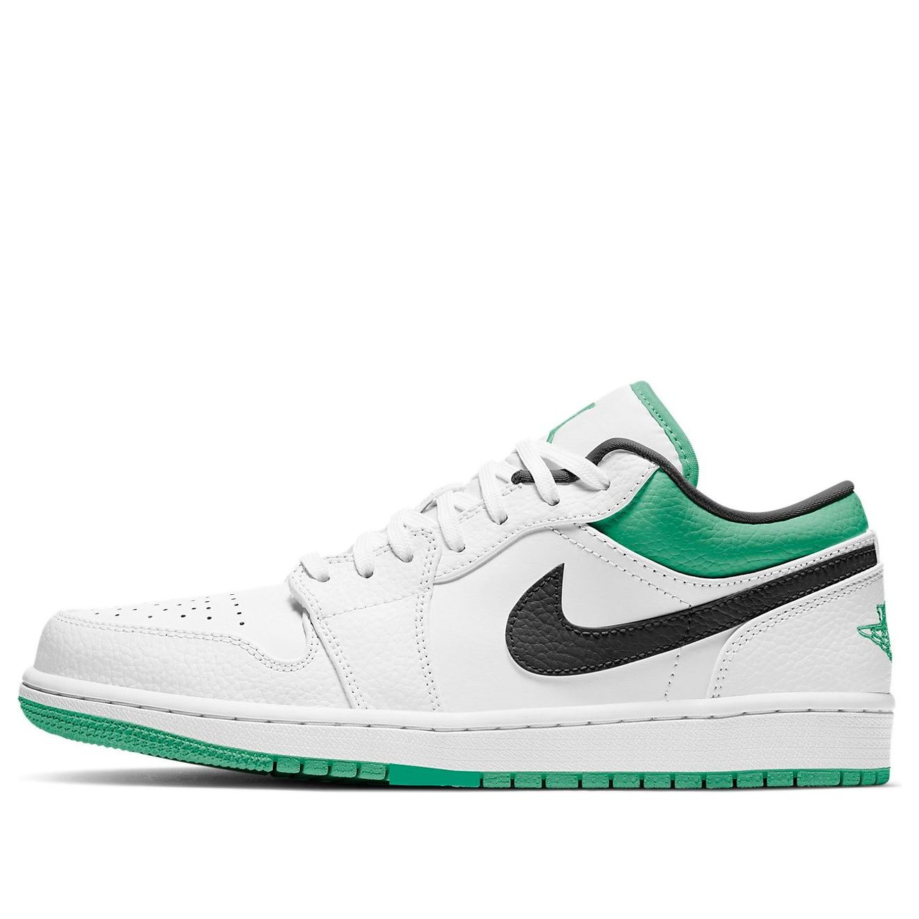 Air Jordan 1 Low  White Lucky Green