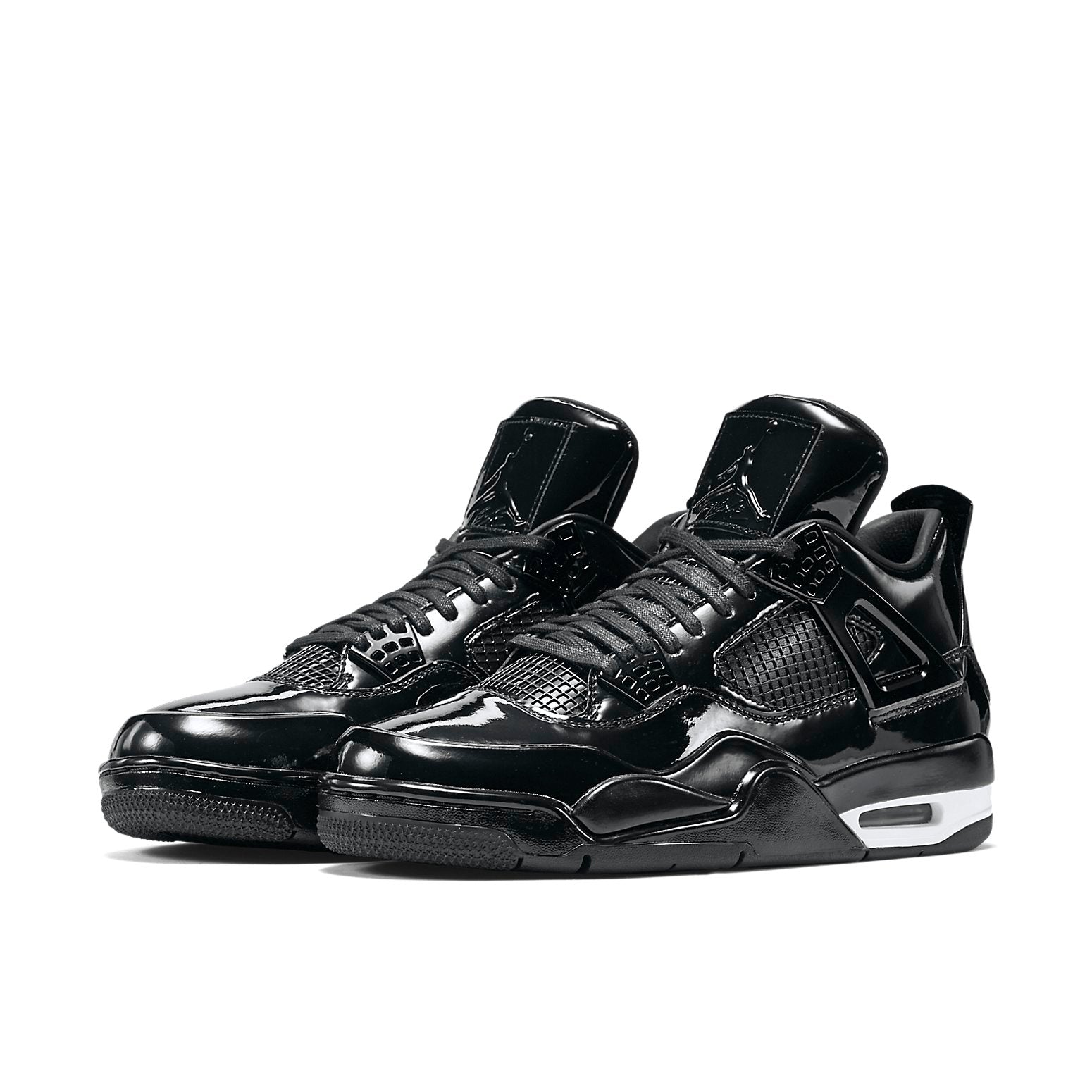 Air Jordan 4 Retro 11Lab4  Black Patent Leather