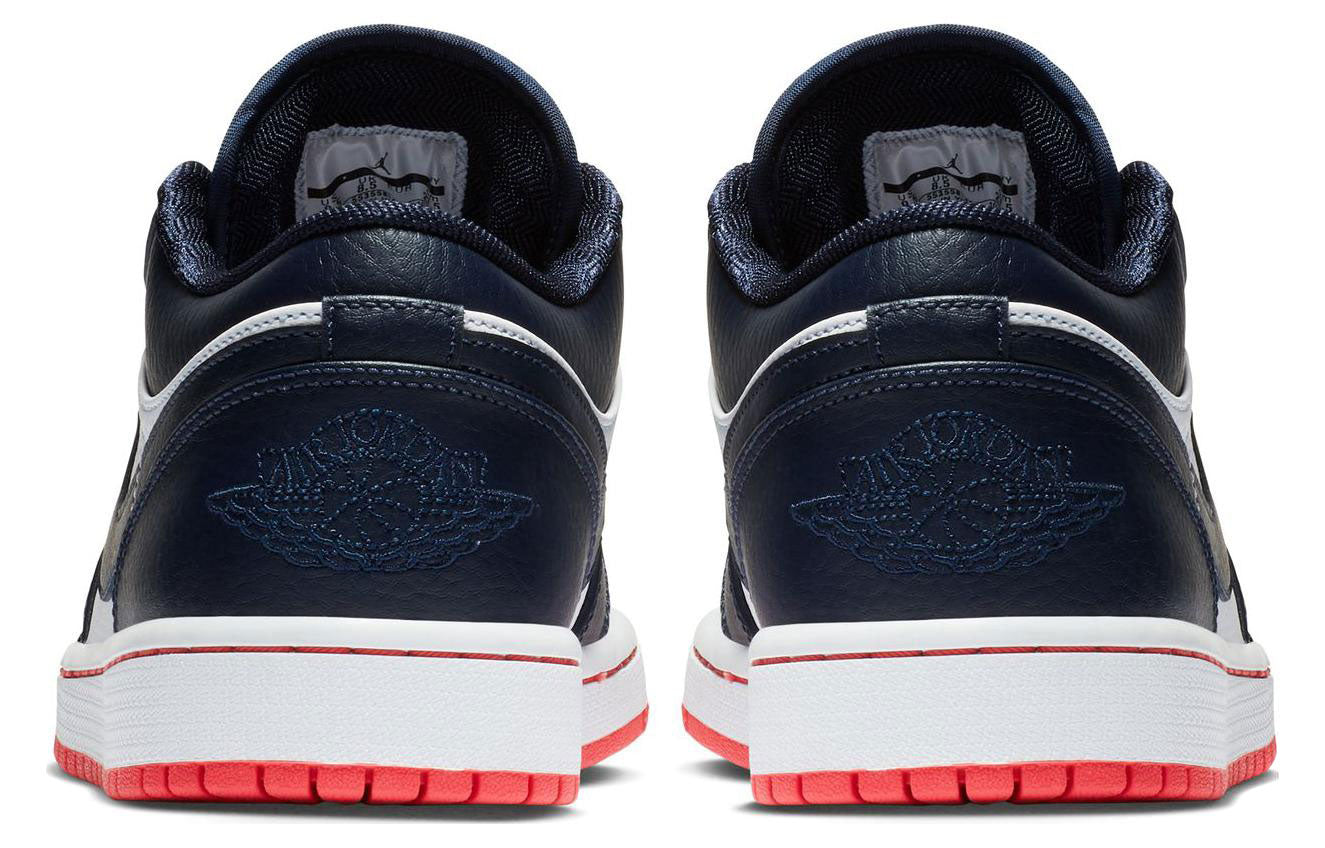 Air Jordan 1 Retro Low  Obsidian Ember Glow