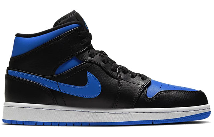 Air Jordan 1 Mid  Black Hyper Royal