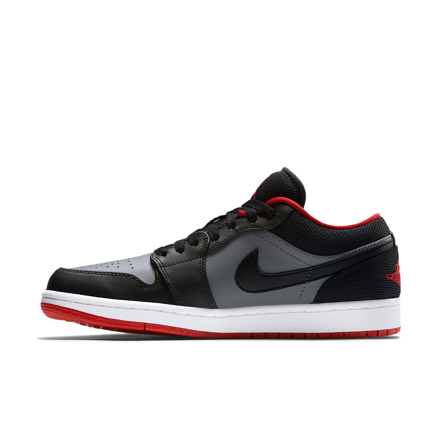 Air Jordan 1 Retro Low  Black Red Grey