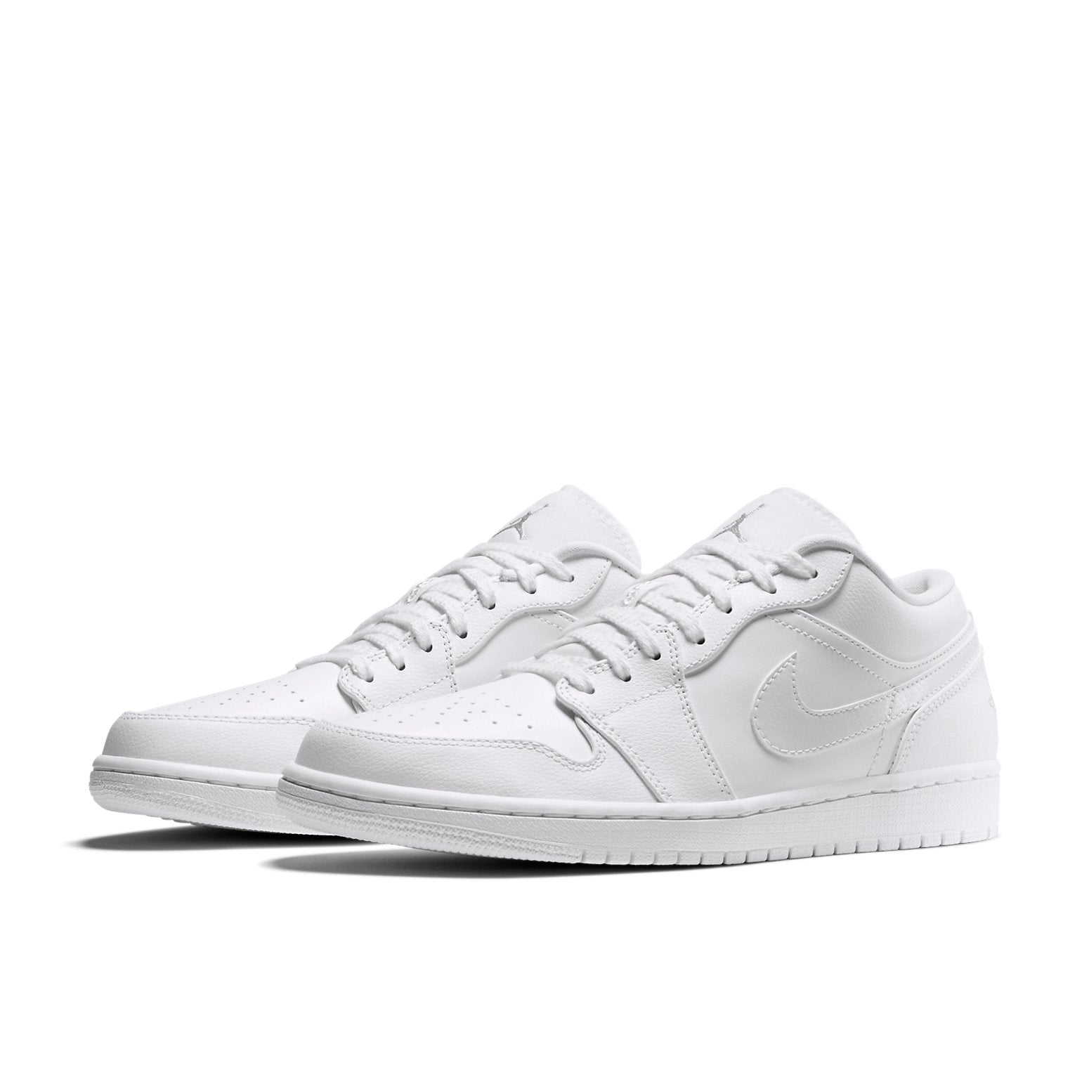 Air Jordan 1 Retro Low  White Metallic Silver
