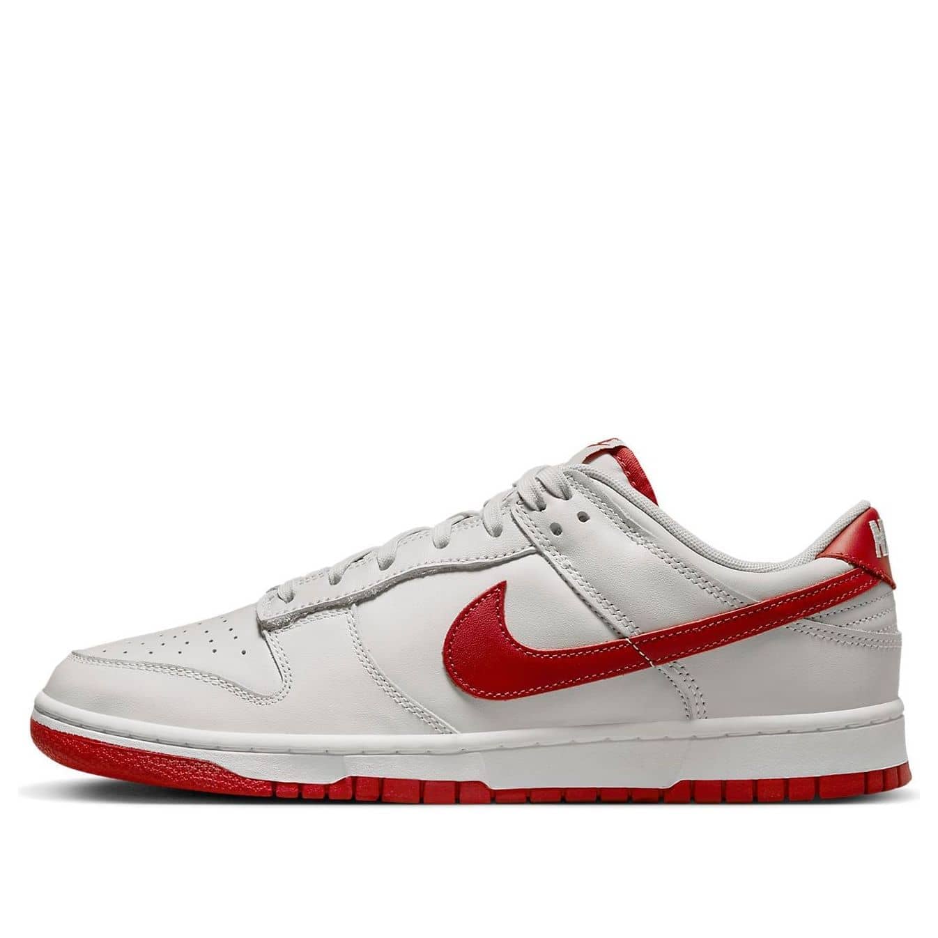 Nike Dunk Low  Vast Grey Varsity Red