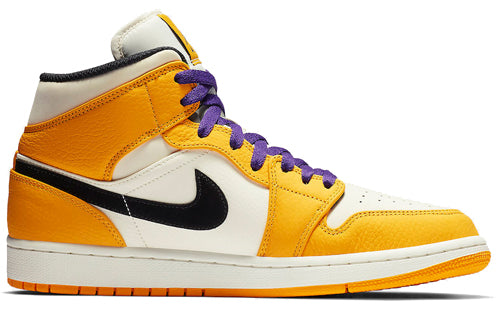 Air Jordan 1 Mid  Lakers Gold