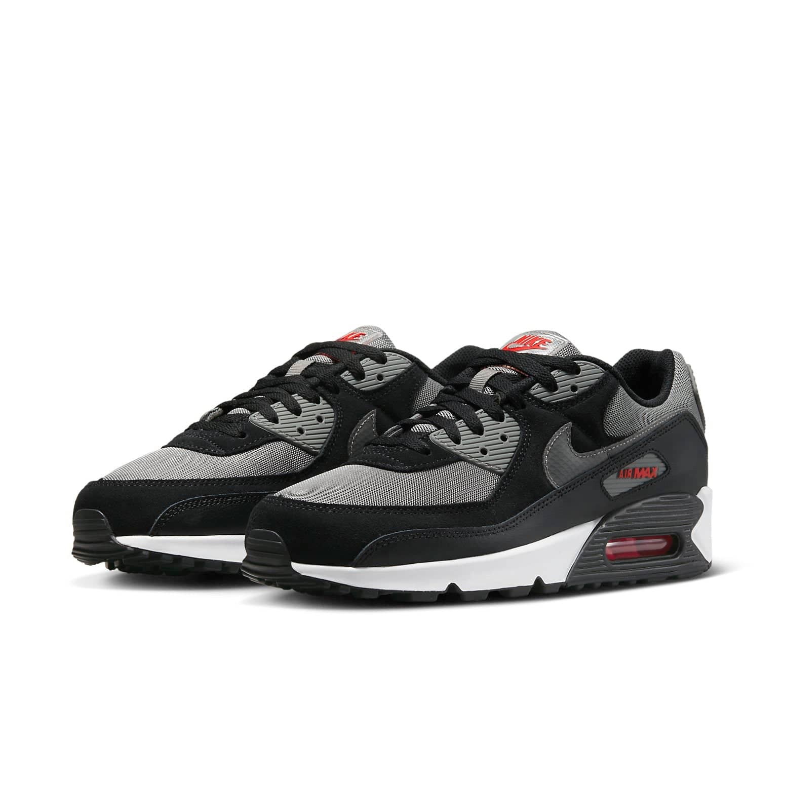 Nike Air Max 90  Black Pewter Red