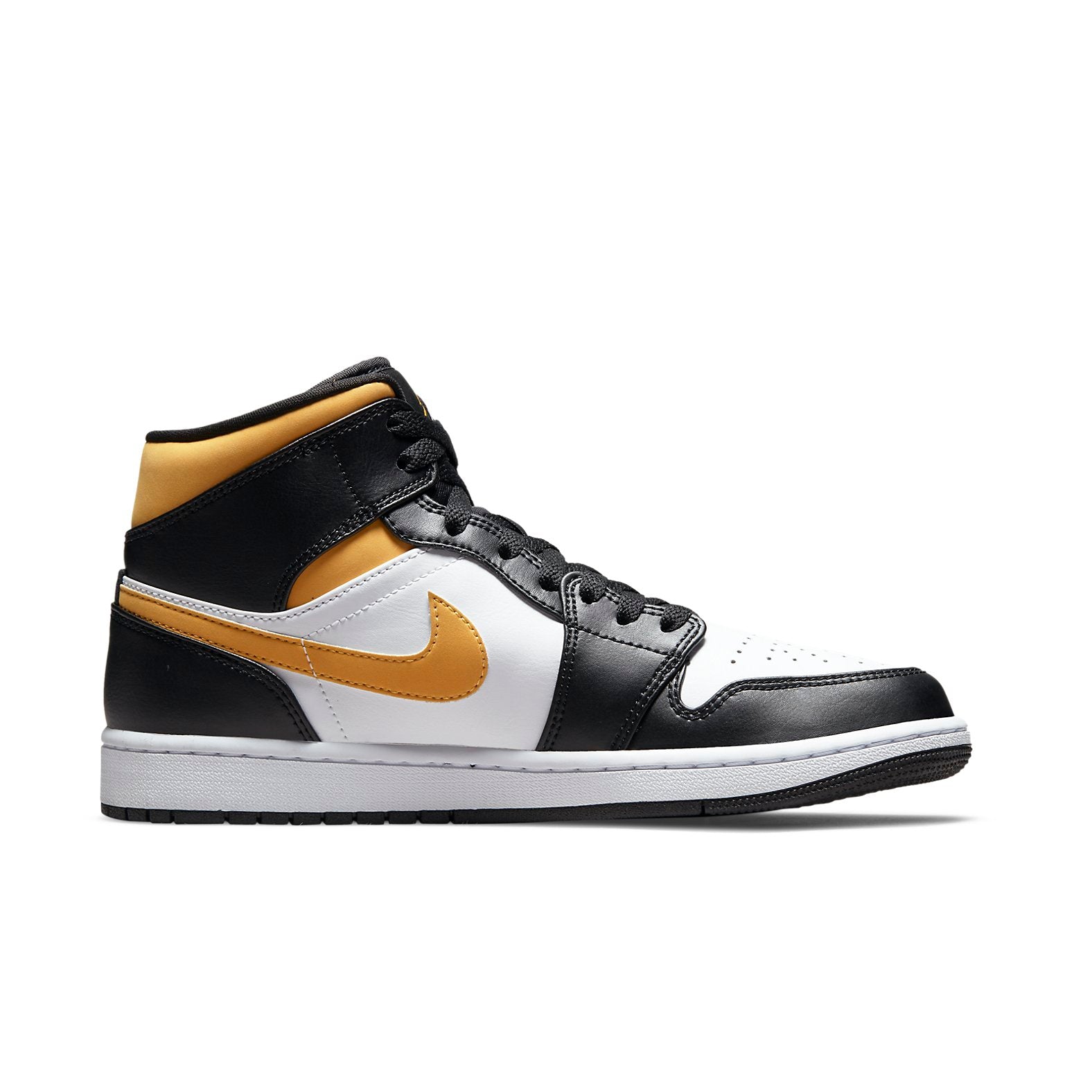Air Jordan 1 Mid  Black University Gold