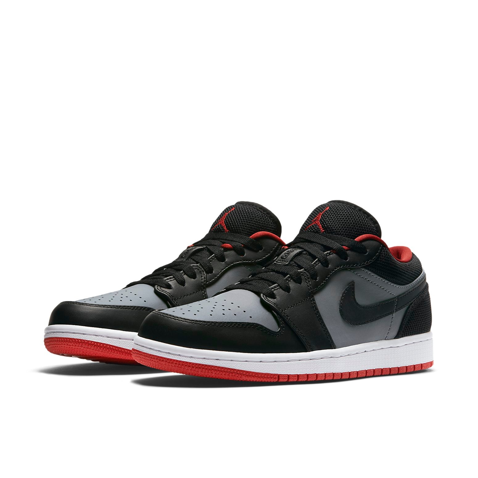 Air Jordan 1 Retro Low  Black Red Grey