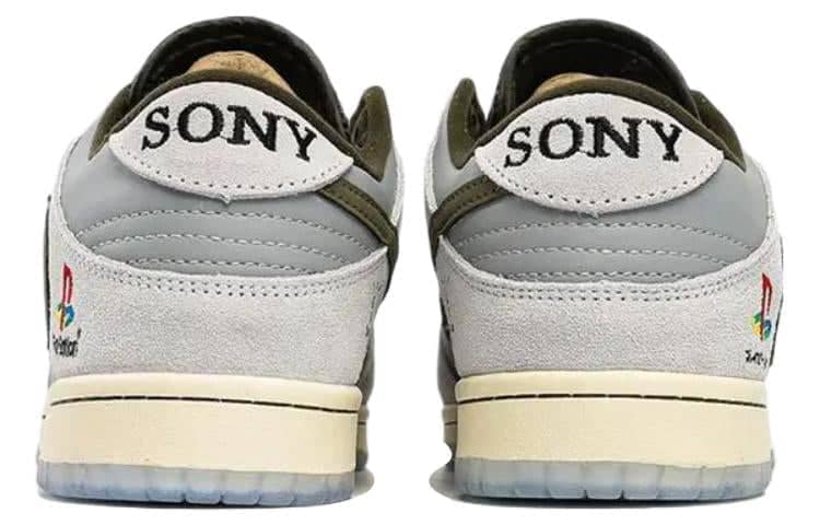 Nike x Travis Scott x PlayStation Dunk Low  Grey White