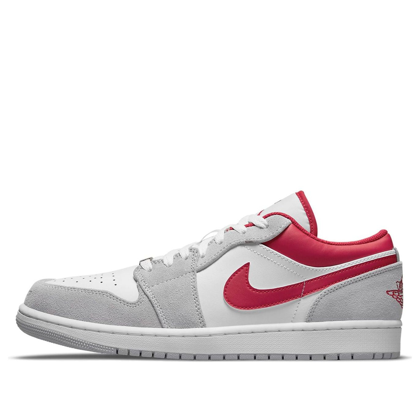 Air Jordan 1 Low SE  Light Smoke Grey Gym Red