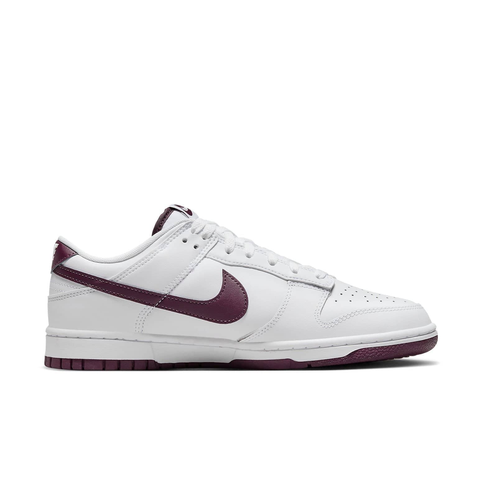 Nike Dunk Low Retro  White Night Maroon