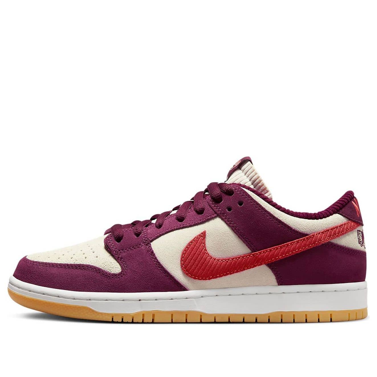 Nike SB Dunk Low  Summit White Barely Rose University Red