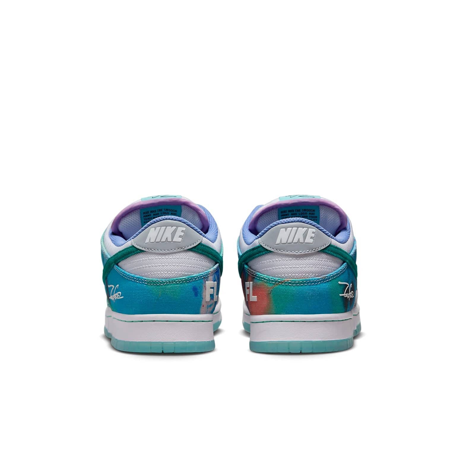 Nike x Futura Laboratories SB Dunk Low  Bleached Aqua