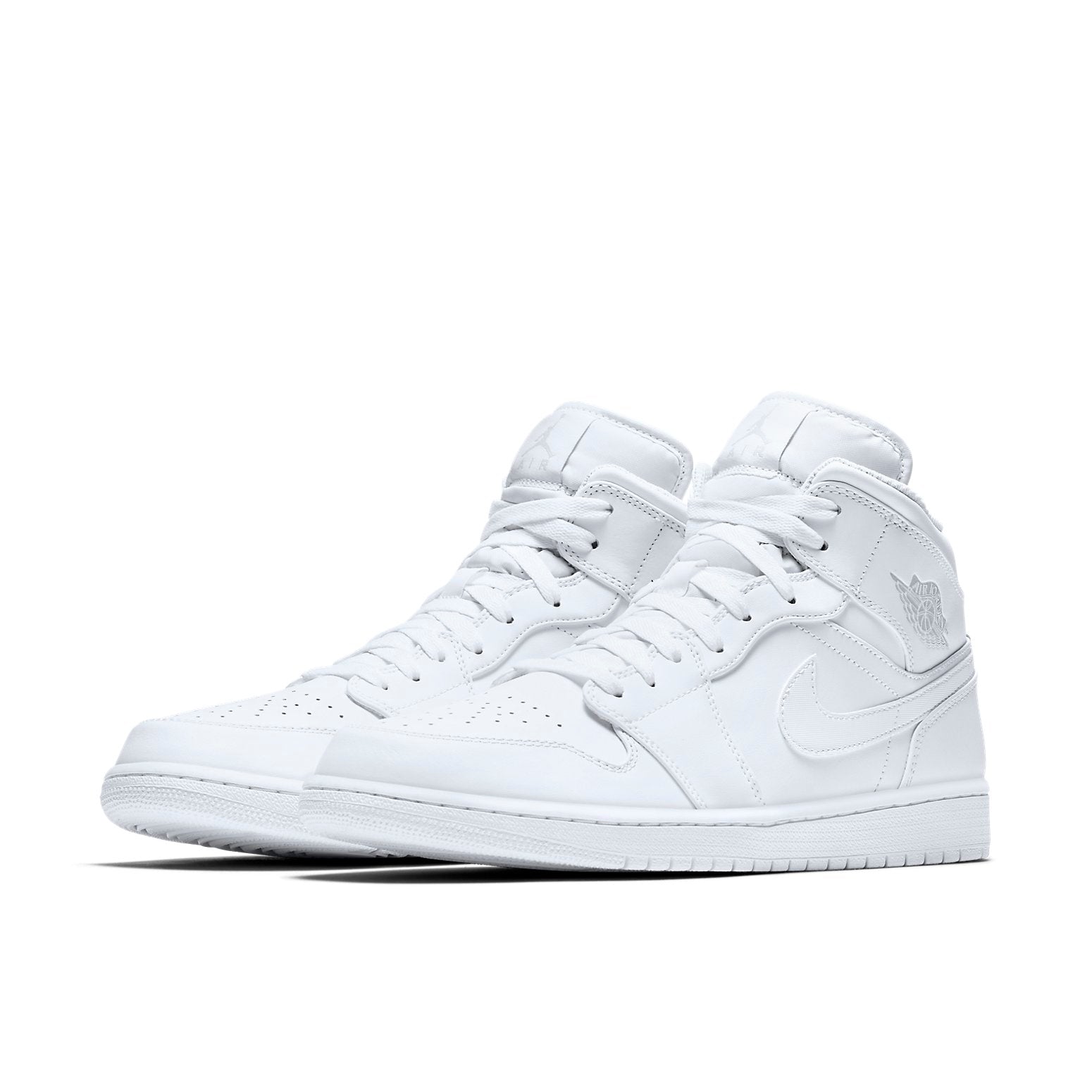 Air Jordan 1 Retro Mid  White Pure Platinum