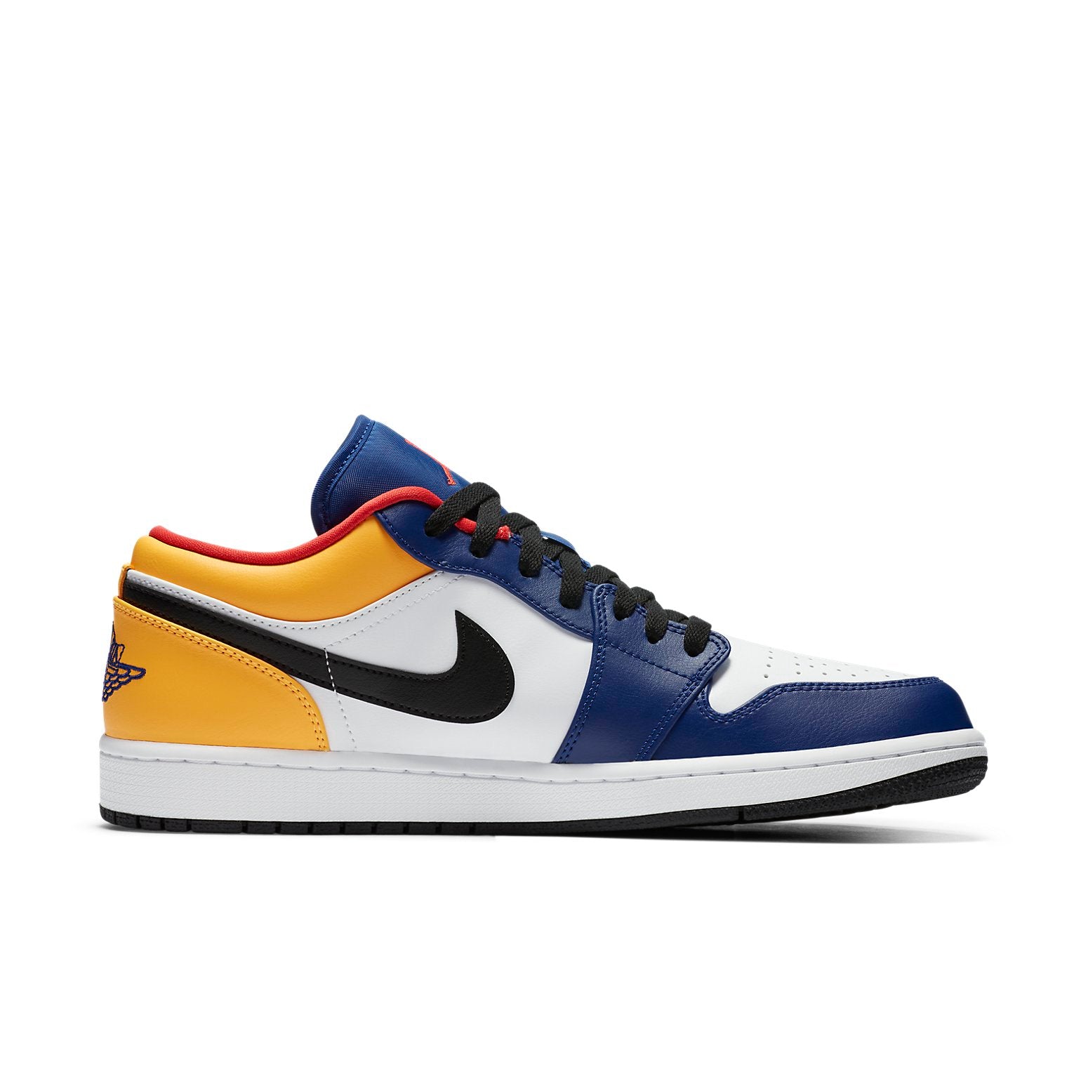 Air Jordan 1 Low  White Deep Royal Blue