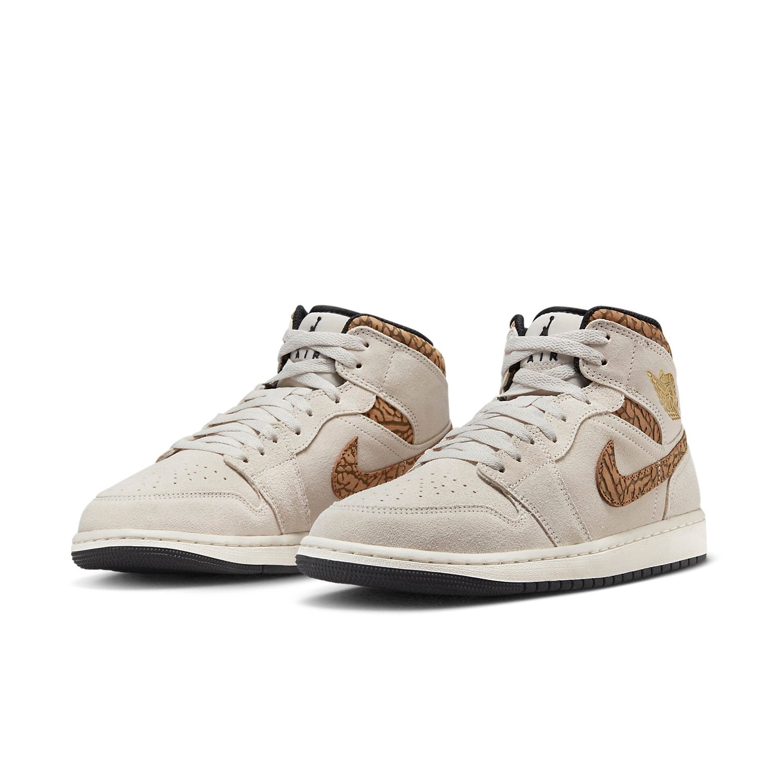 Air Jordan 1 Mid SE  Brown Elephant