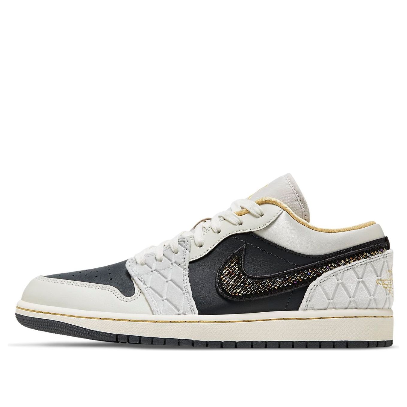 Air Jordan 1 Low SE  Beaded Swoosh