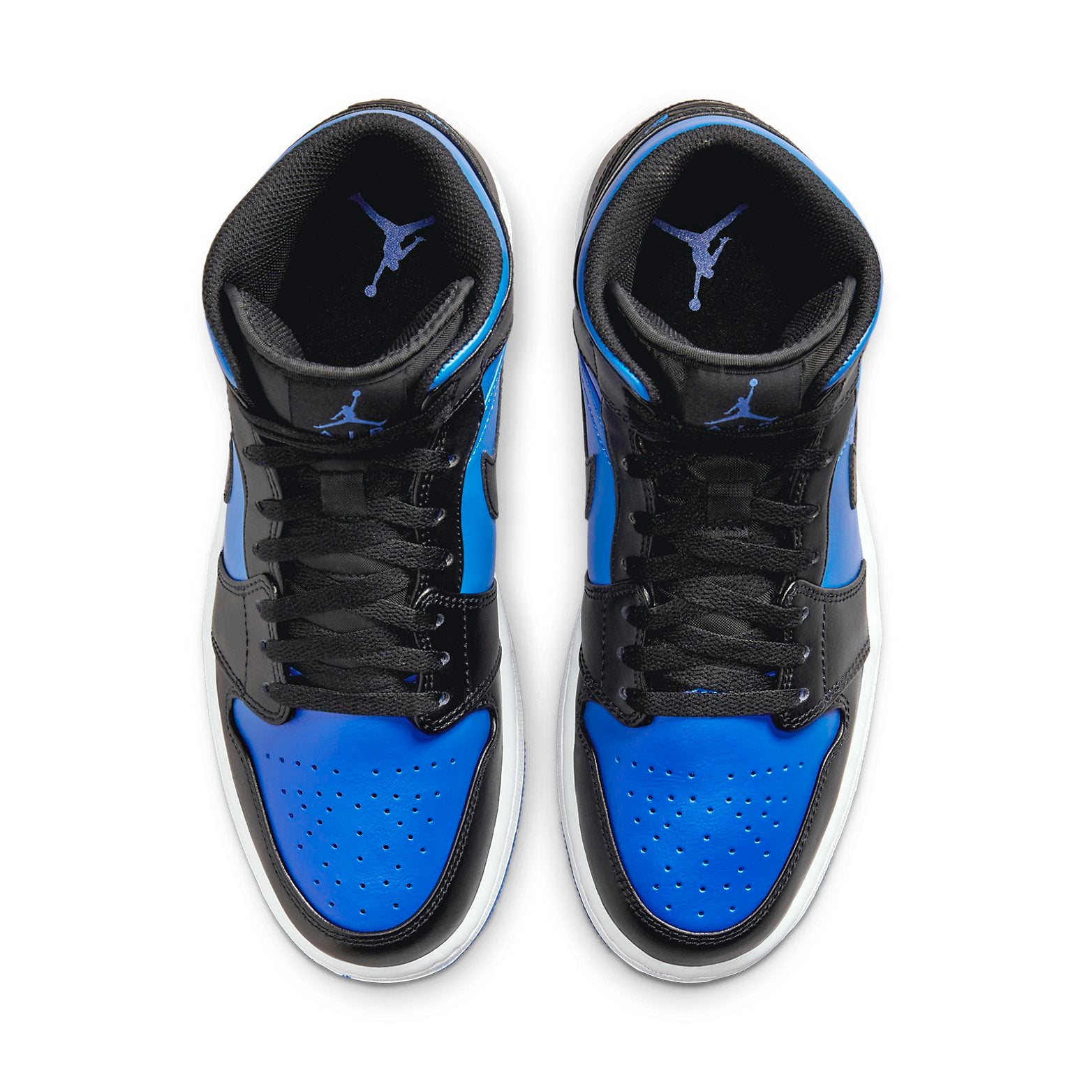 Air Jordan 1 Mid  Black Varsity Royal
