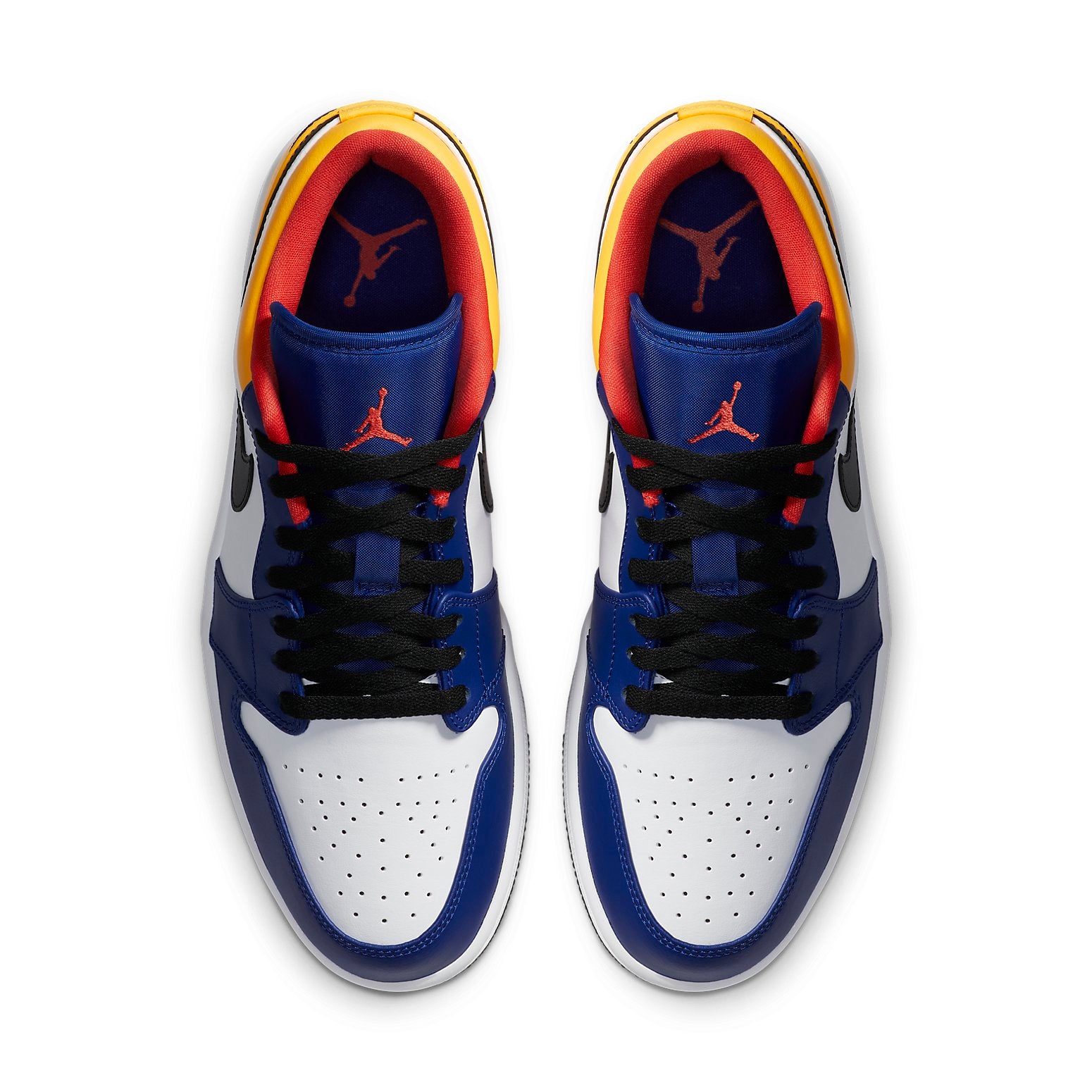 Air Jordan 1 Low  White Deep Royal Blue