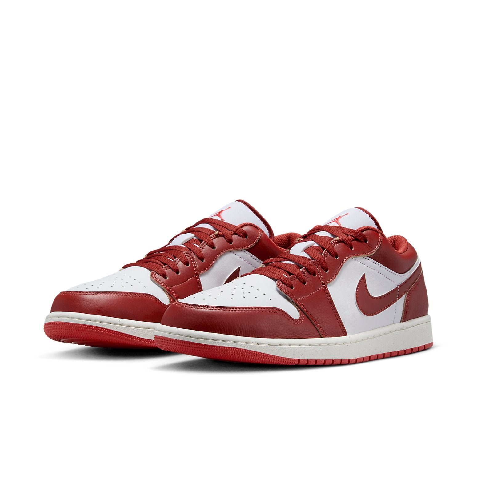 Air Jordan 1 Low  White Dune Red