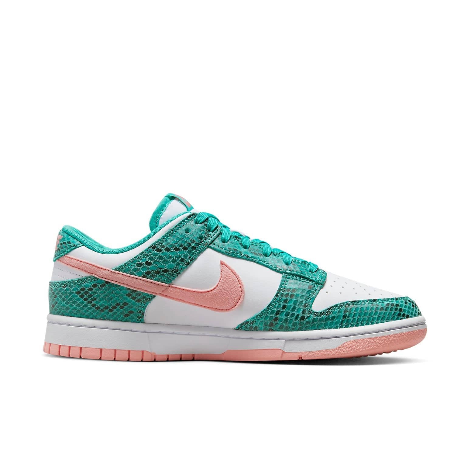 Nike Dunk Low  Washed Teal Snakeskin