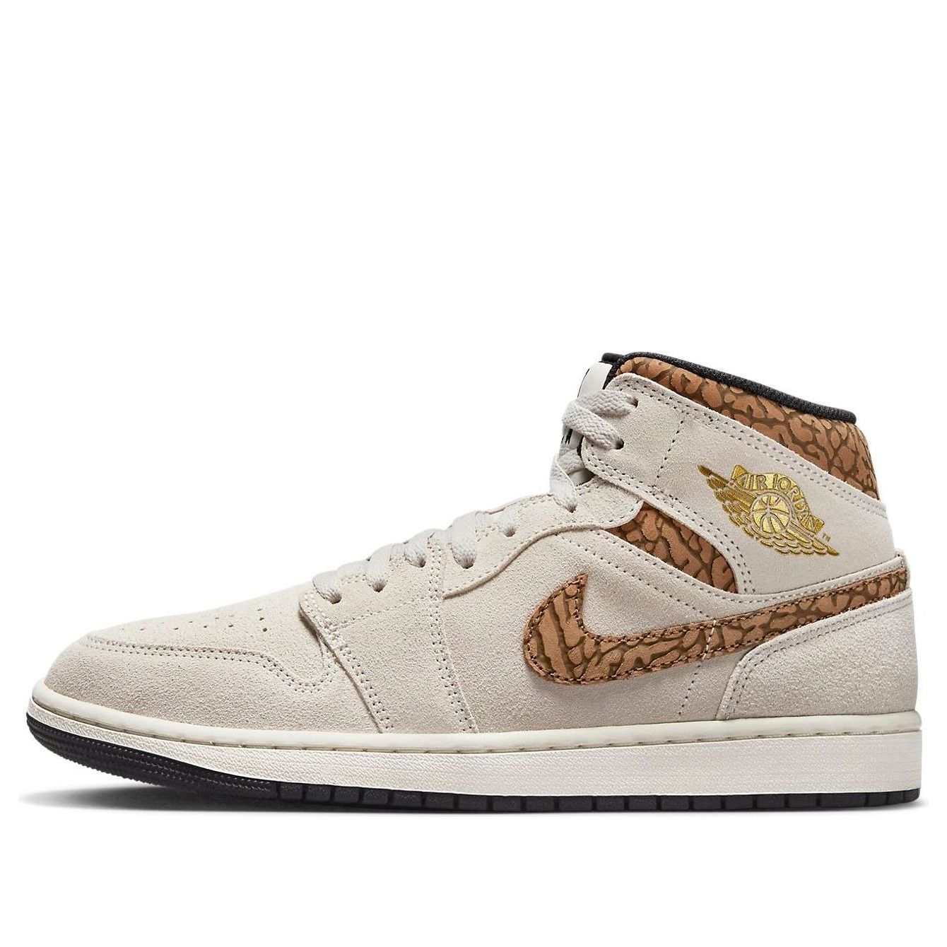 Air Jordan 1 Mid SE  Brown Elephant