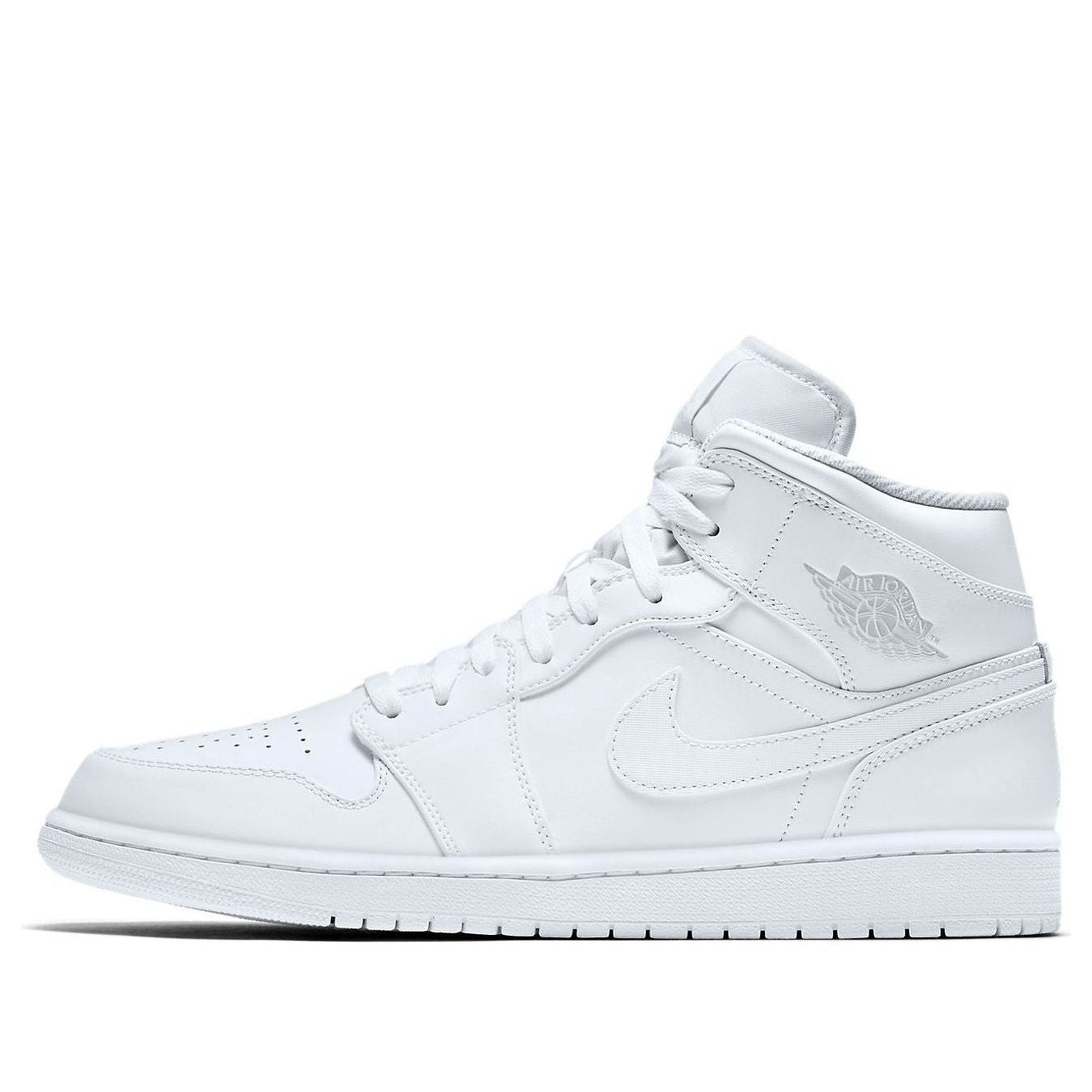 Air Jordan 1 Retro Mid  White Pure Platinum