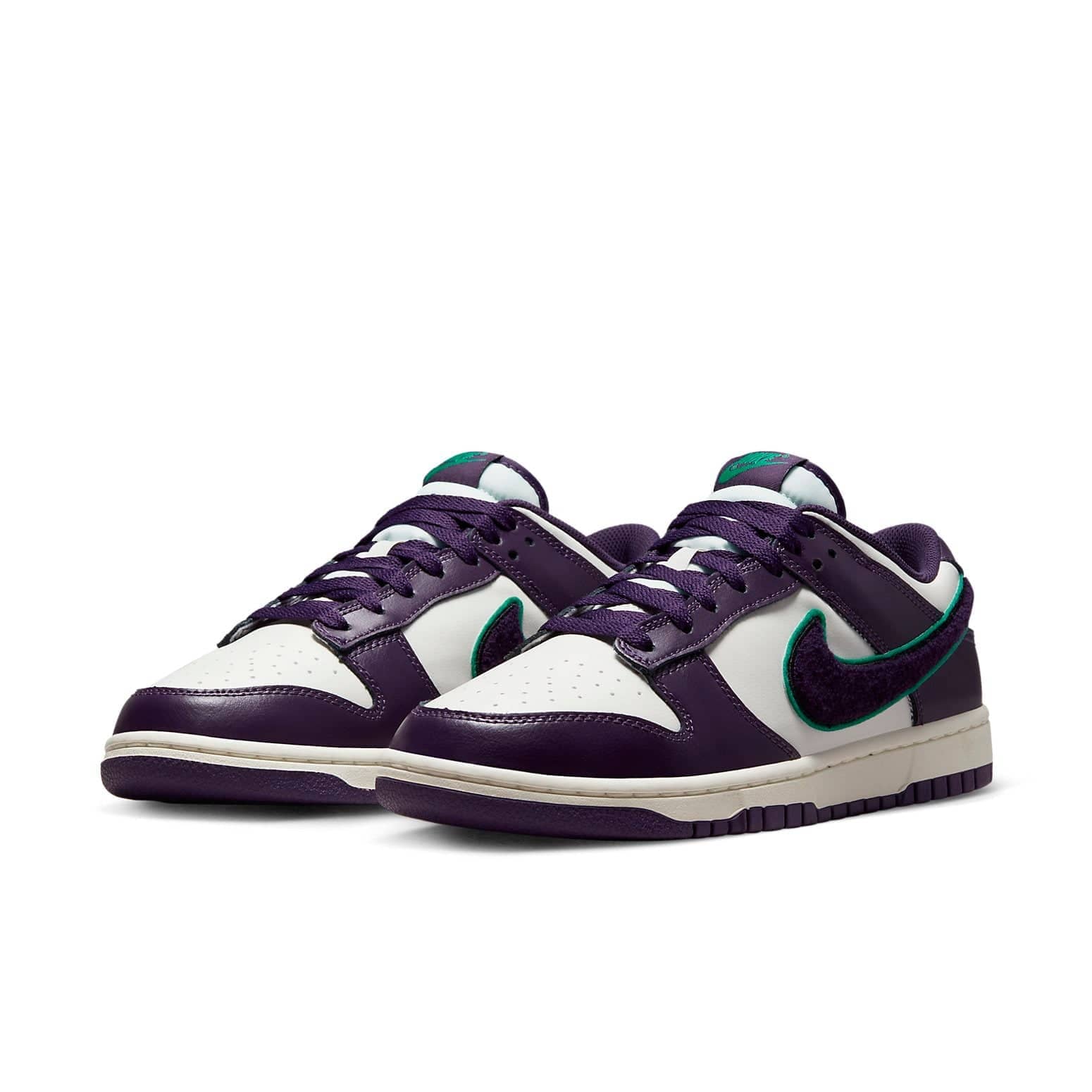 Nike Dunk Low  Chenille Swoosh - Grand Purple
