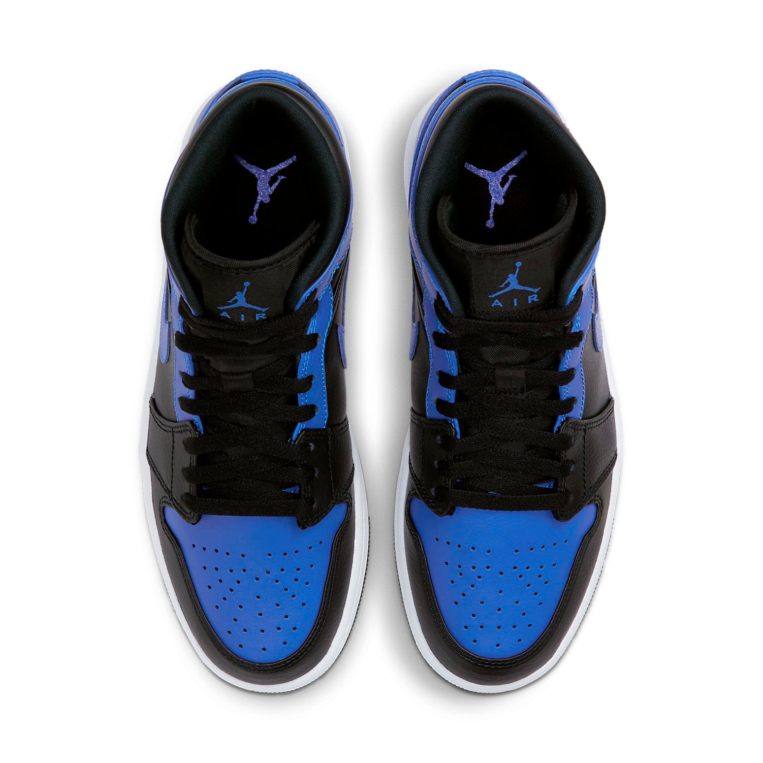 Air Jordan 1 Mid  Hyper Royal Black