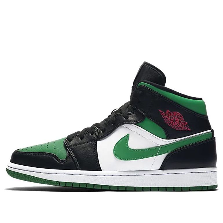 Air Jordan 1 Mid  Green Toe