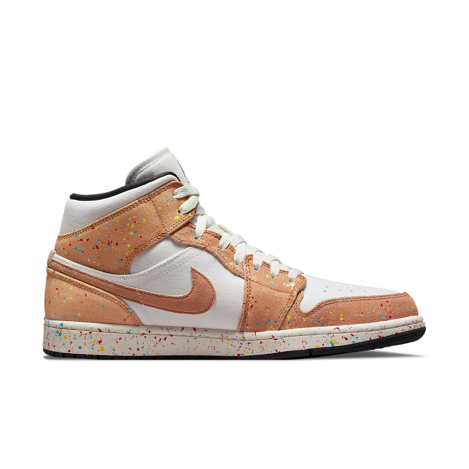 Air Jordan 1 Mid SE  Brushstroke Paint Splatter