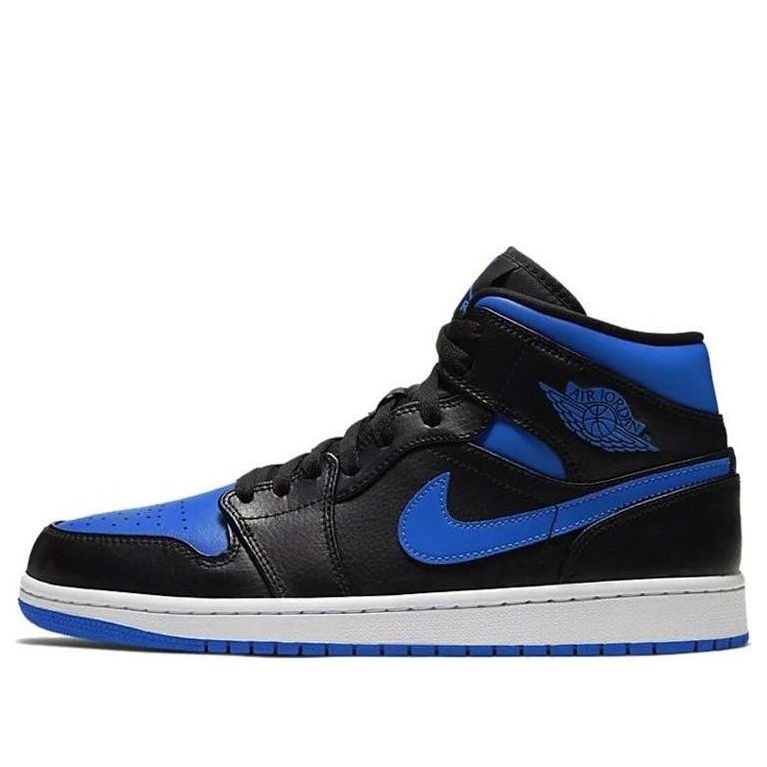 Air Jordan 1 Mid  Black Hyper Royal