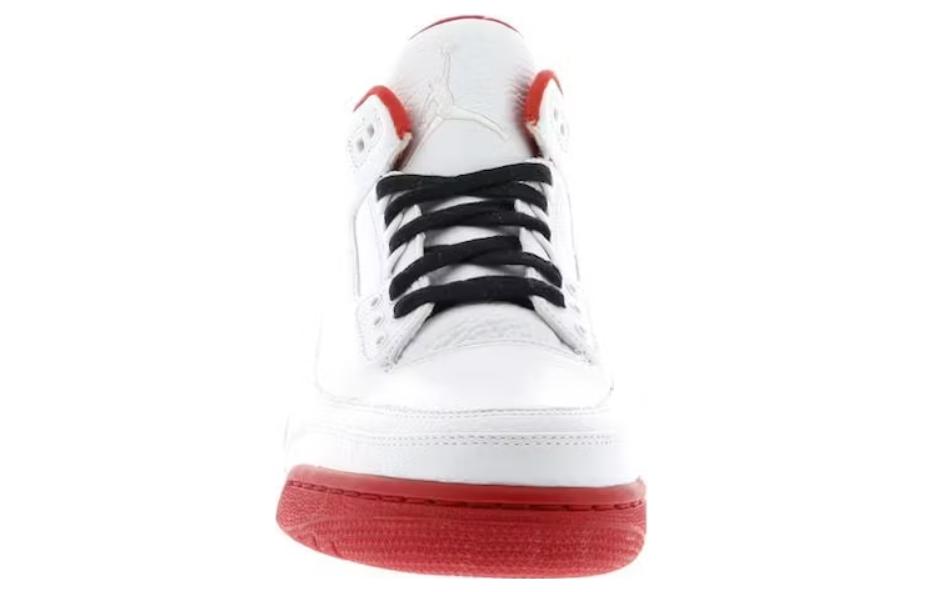 Air Jordan 3  White Red