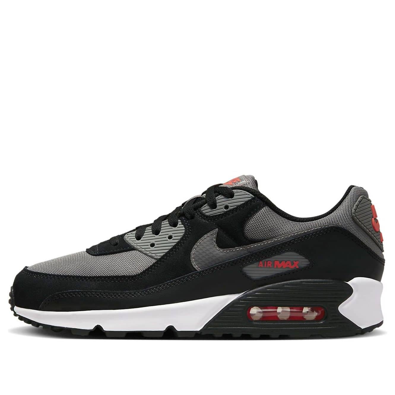 Nike Air Max 90  Black Pewter Red