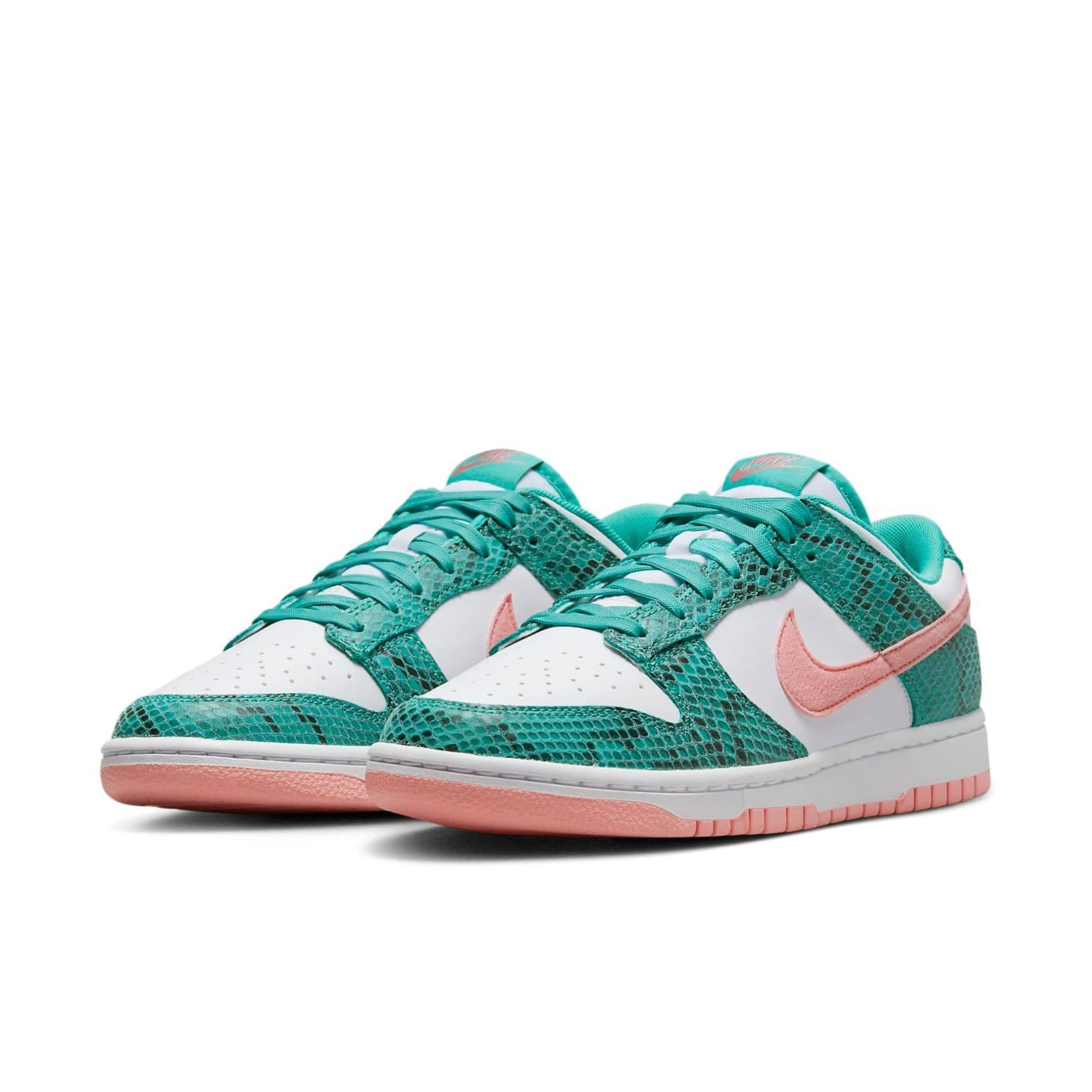 Nike Dunk Low  Washed Teal Snakeskin
