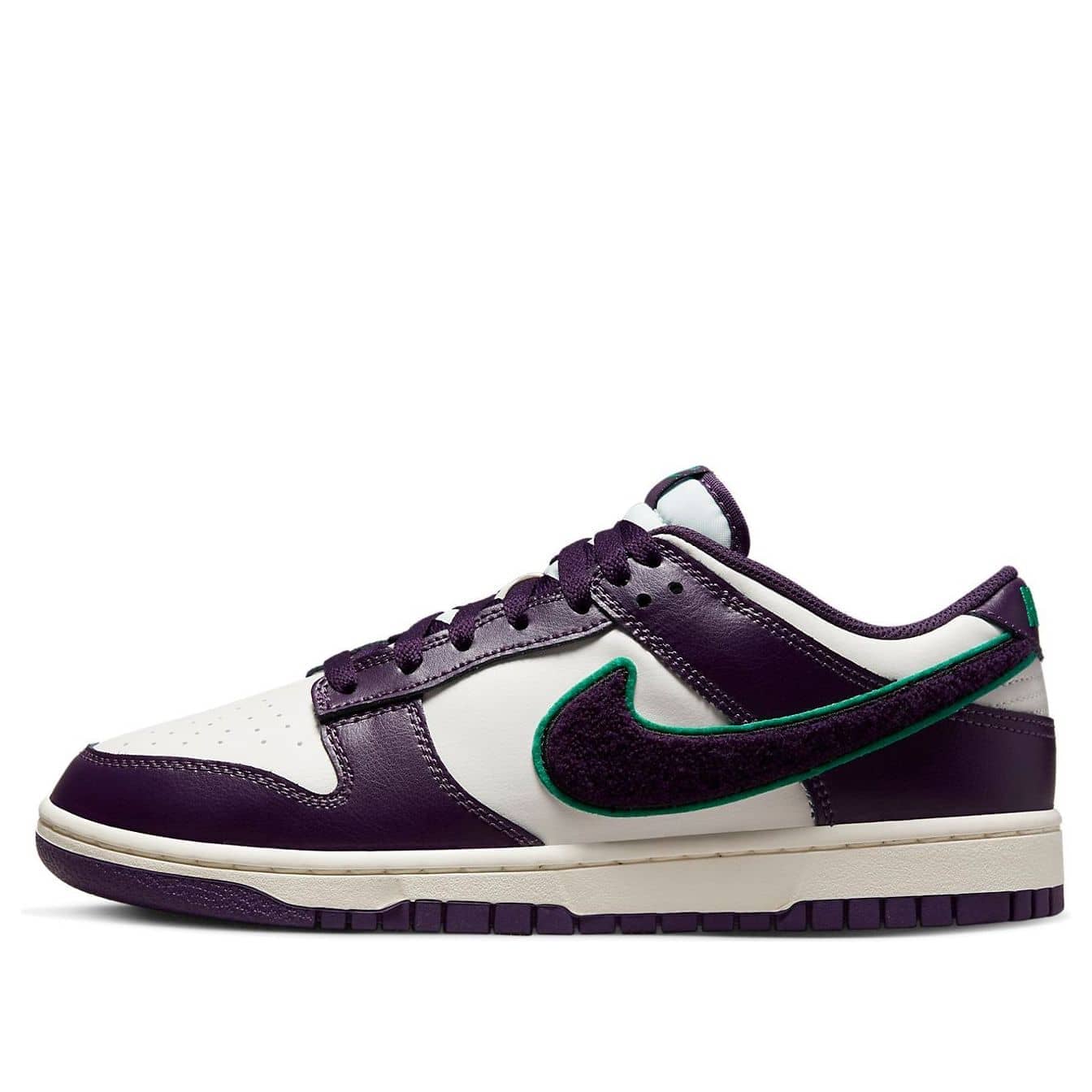 Nike Dunk Low  Chenille Swoosh - Grand Purple
