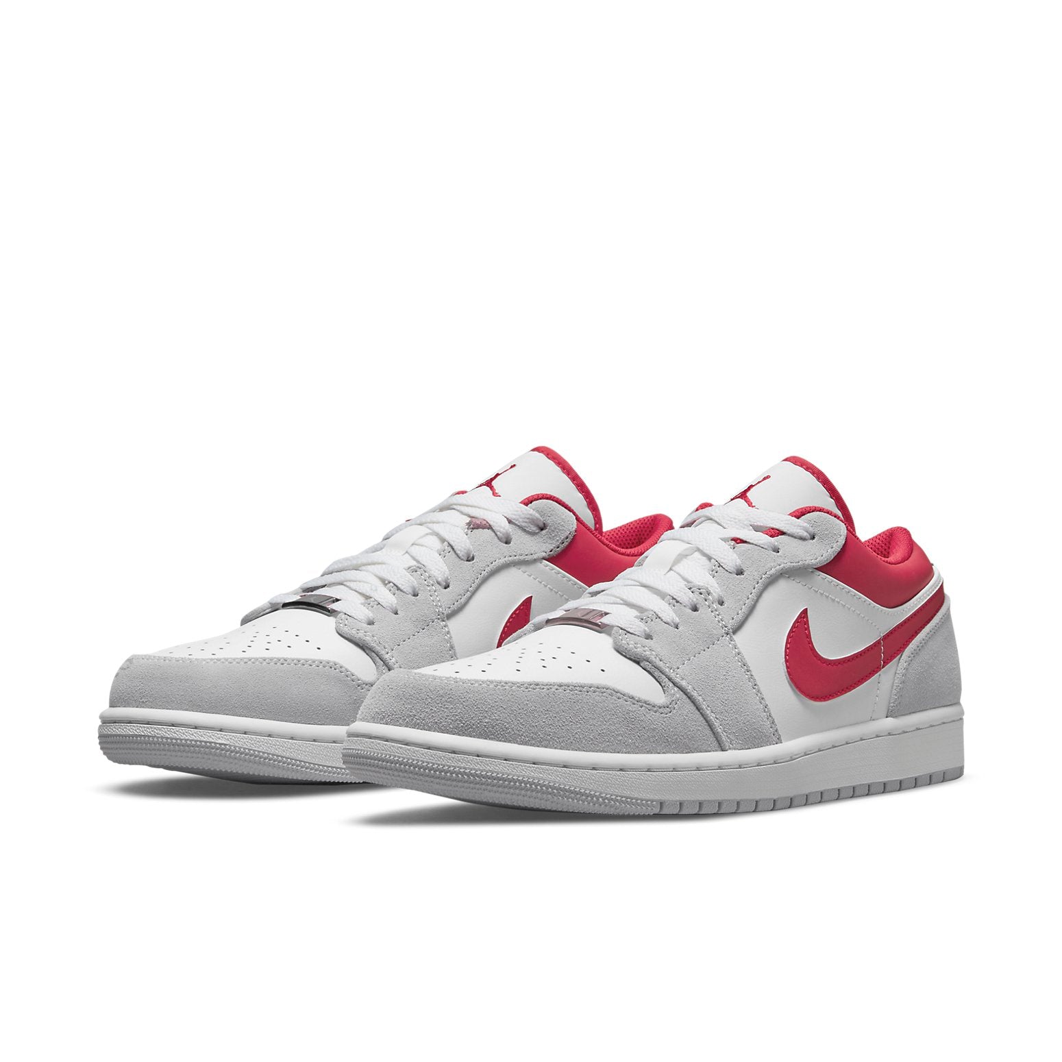 Air Jordan 1 Low SE  Light Smoke Grey Gym Red