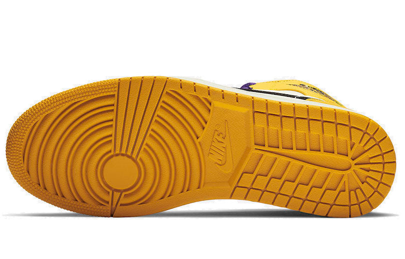 Air Jordan 1 Mid  Lakers Gold