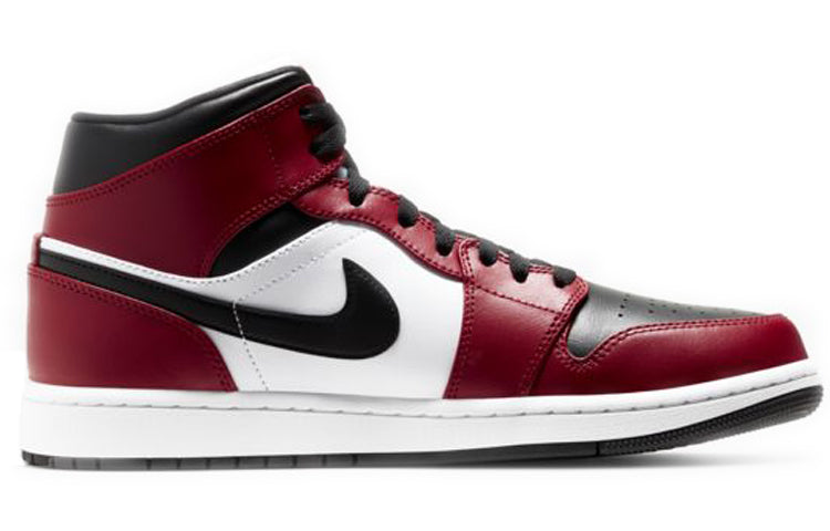 Air Jordan 1 Mid  Chicago Black Toe