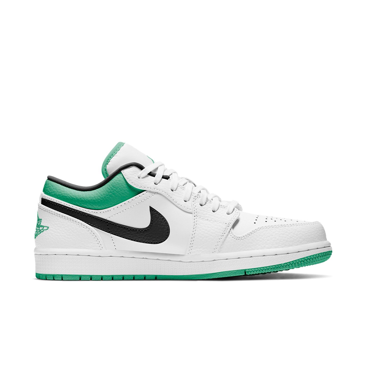 Air Jordan 1 Low  White Lucky Green