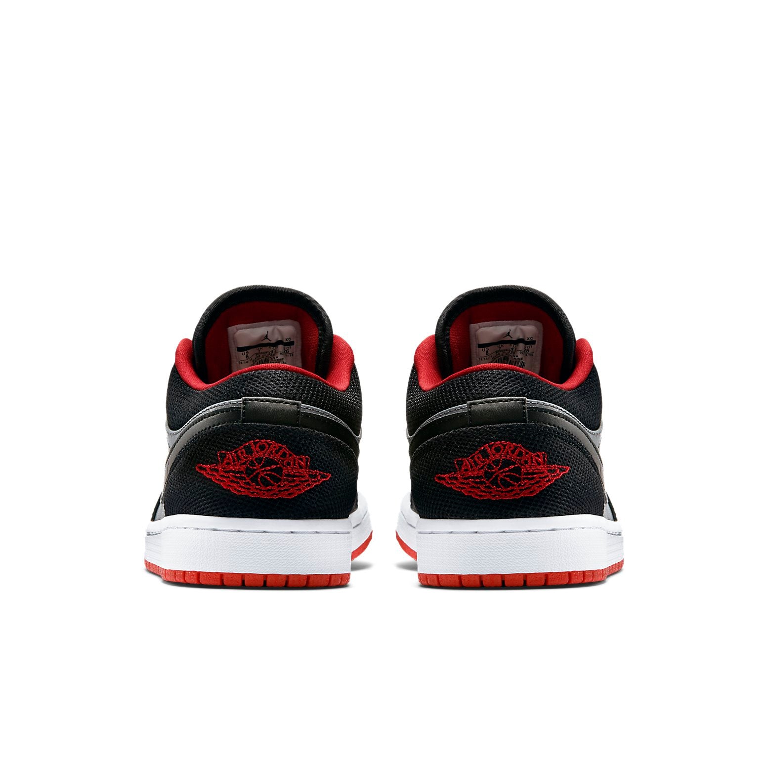 Air Jordan 1 Retro Low  Black Red Grey