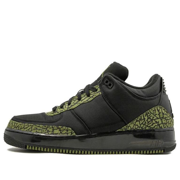 Air Jordan Fusion 3 LS  Black Green