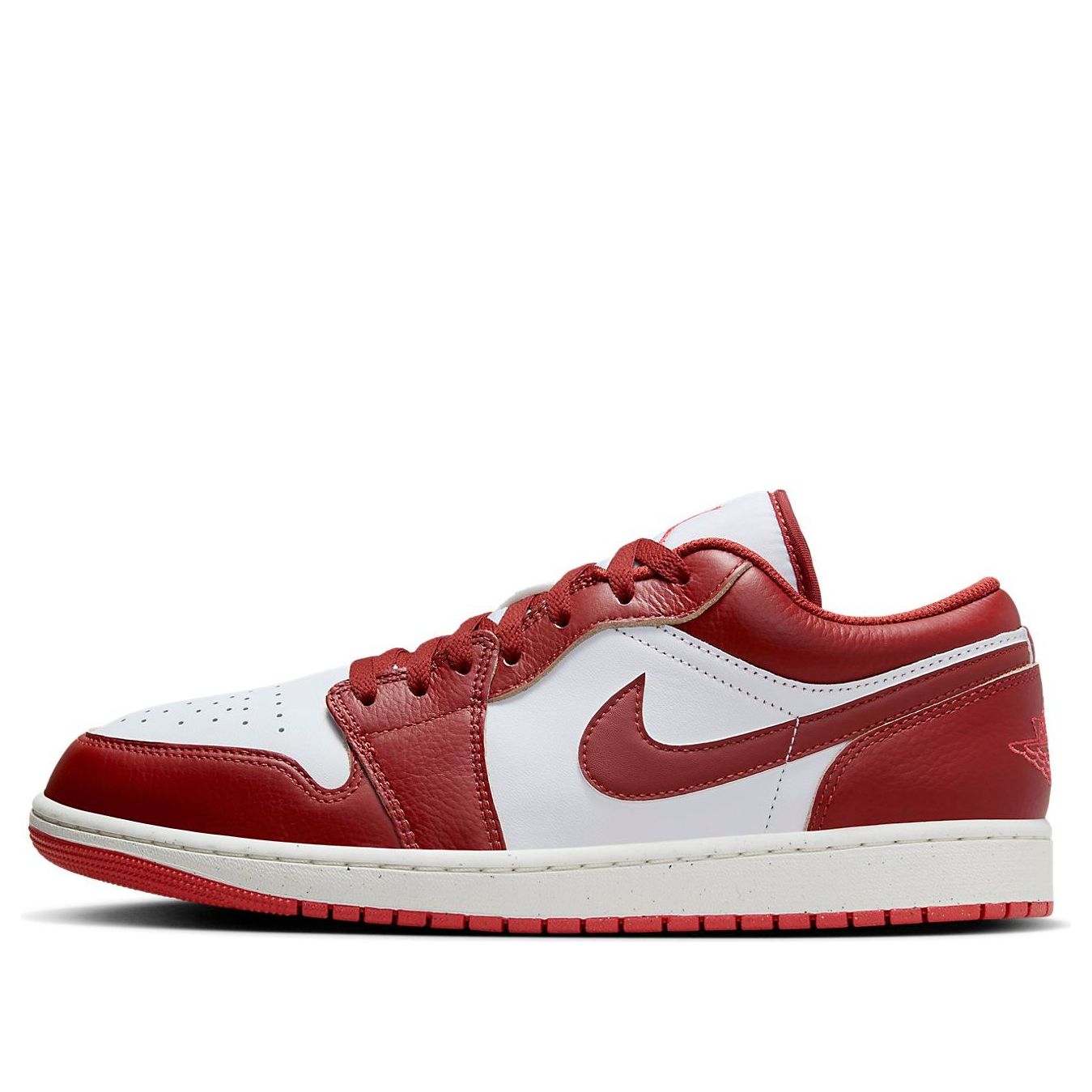 Air Jordan 1 Low  White Dune Red