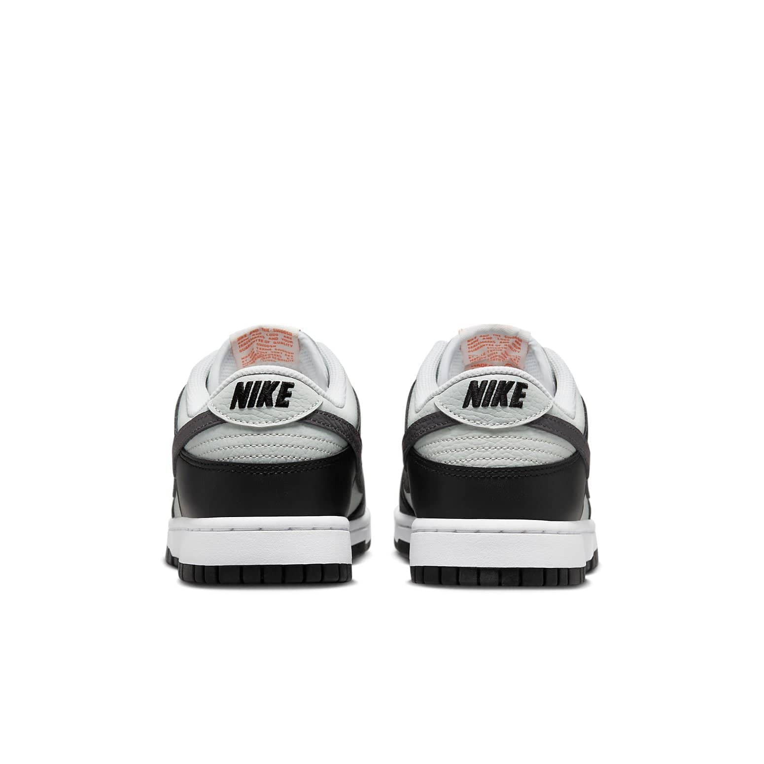 Nike Dunk Low  Black Total Orange Mini Swoosh